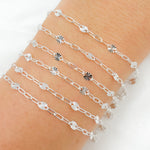 Load image into Gallery viewer, Sterling Silver Marina and Cable Link Chain