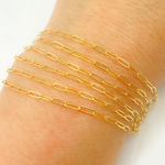 Load image into Gallery viewer, 14K Gold Filled Flat Oval Link Chain