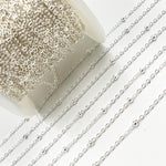 Load image into Gallery viewer, Sterling Silver Satellite Chain