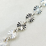 Load image into Gallery viewer, Sterling Silver Textured Circle Link Chain