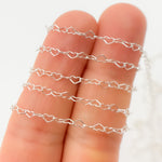 Load image into Gallery viewer, 925 Sterling Silver Heart Link Chain