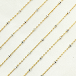 Load image into Gallery viewer, 14k Gold Filled with 925 Sterling Silver Beads Satellite Chain