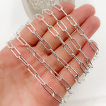 Load image into Gallery viewer, Sterling Silver Paperclip Chain
