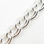 Load image into Gallery viewer, Sterling Silver Double Curb Chain