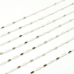 Load image into Gallery viewer, Sterling Silver Fancy Twisted Oval Link Chain