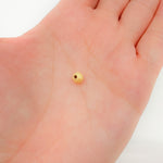 Load image into Gallery viewer, 5MM Gold Plated Sterling Silver Laser Cut Beads
