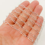 Load image into Gallery viewer, Sterling Silver Round Paperclip Necklace