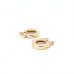 Load image into Gallery viewer, FND001. 14K Solid Gold Fancy Spring Ring