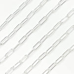 Load image into Gallery viewer, Sterling Silver Paperclip Chain