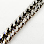 Load image into Gallery viewer, Oxidized Sterling Silver Solid Double Curb Chain