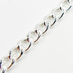 Load image into Gallery viewer, Sterling silver Curb Link Chain