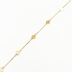 Load image into Gallery viewer, 14K Solid Gold Disc Necklace, Bracelet, and Anklet