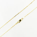 Load image into Gallery viewer, 040FFCLT518K. 18K Solid Yellow Gold Cable Link Chain