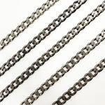 Load image into Gallery viewer, Oxidized Sterling Silver Curb Chain