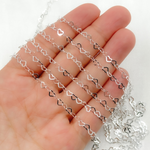 Load image into Gallery viewer, 925 Sterling Silver Flat Heart Link