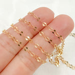 Load image into Gallery viewer, 14K Gold Filled Flat Oval Link Chain