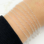 Load image into Gallery viewer, Sterling Silver Cable Chain