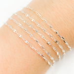 Load image into Gallery viewer, 925 Sterling Silver Oval & Mariner Link Chain