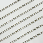 Load image into Gallery viewer, 293OX. 925 Sterling Silver Oxidized Flat Curb Chain
