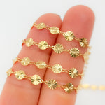 Load image into Gallery viewer, V65DCGF. 14K Gold Filled Diamond Cut Disc Chain