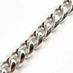 Load image into Gallery viewer, Sterling Silver Flat Curb Chain