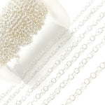 Load image into Gallery viewer, Sterling Silver Smooth Round Link Chain