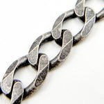 Load image into Gallery viewer, Sterling Silver Oxidized Flat Curb Chain
