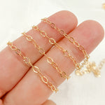Load image into Gallery viewer, 14K Gold Filled Hammered Oval Chain Link