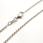 Load image into Gallery viewer, Sterling Silver Rolo Necklace