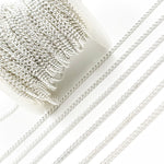 Load image into Gallery viewer, Sterling Silver Curb Link Chain