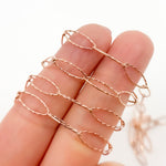 Load image into Gallery viewer, Rose Gold Plated Silver Oval Chain