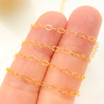 Load image into Gallery viewer, 14K Gold Filled Flat Oval Link Chain