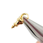 Load image into Gallery viewer, 23MM Gold-plated Sterling Silver Swivel Clasp