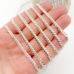 Load image into Gallery viewer, Sterling Silver Flat Curb Chain