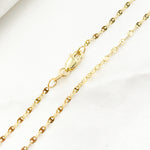 Load image into Gallery viewer, Solid Gold Diamond Cut Marina Chain