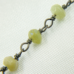 Load image into Gallery viewer, Coated Cats-eye Black Rhodium 925 Sterling Silver Wire Chain