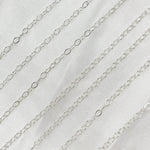 Load image into Gallery viewer, Sterling Silver Flat Cable Chain