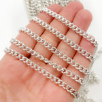 Load image into Gallery viewer, Sterling Silver Curb Chain