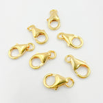 Load image into Gallery viewer, 0925NTC1WRGP. 8MM Gold Plated Silver Trigger Clasp