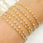 Load image into Gallery viewer, Gold Plated Enamel 925 Sterling Silver White Enamel Chain