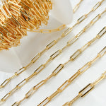 Load image into Gallery viewer, 14K Gold Filled Paperclip Chain