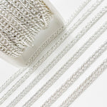 Load image into Gallery viewer, Sterling Silver Double Curb Chain