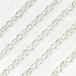 Load image into Gallery viewer, Sterling Silver Flat Oval Link Chain