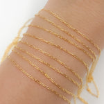 Load image into Gallery viewer, 14k Gold Filled Paperclip Chain
