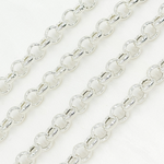 Load image into Gallery viewer, Sterling Silver Rolo Link Chain
