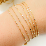 Load image into Gallery viewer, Gold Plated 925 Sterling Silver Satellite 3 Cubes Chain