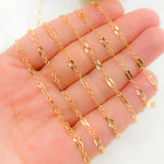 Load image into Gallery viewer, 14K Gold Filled Diamond Cut Marina Link Chain