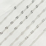 Load image into Gallery viewer, Sterling Silver Diamond Cut Marina Link Chain