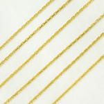 Load image into Gallery viewer, 14k Solid Yellow Gold Box Link chain by Foot