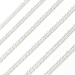 Load image into Gallery viewer, Sterling Silver Double Curb Chain